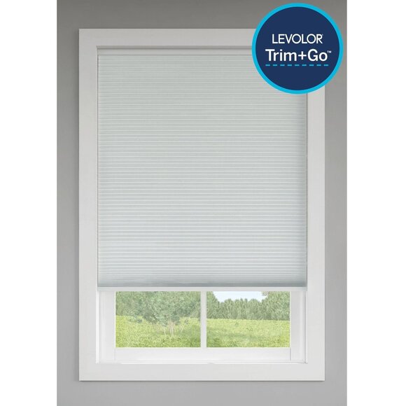 LEVOLOR 22 5/16-In X 72-In Trim & Go Snow Light Filtering Cordless Cellular Shad - Picture 1 of 9